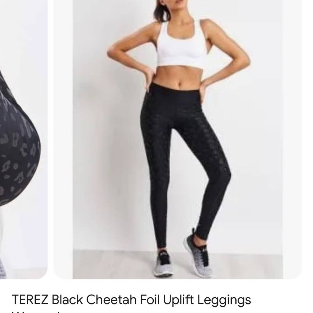 Black Leopard Print Leggings